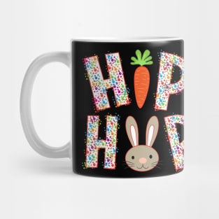 Colorful Easter Bunny Hip Hop Mug